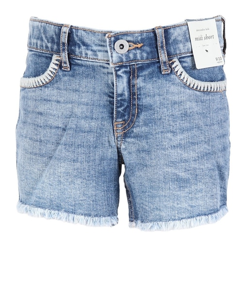 アバクロンビー&フィッチ（Abercrombie & Fitch）ジュニア LR MIDI STITCHY デニムショートパンツ 43AT66-MJ4