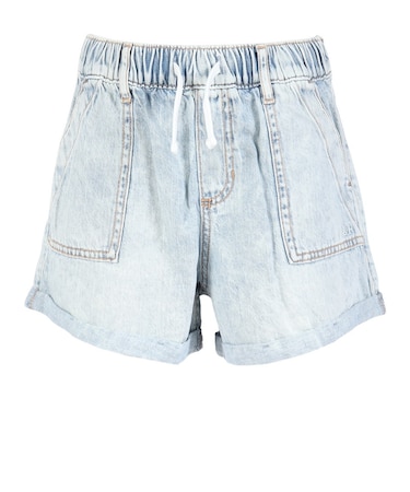アバクロンビー&フィッチ（Abercrombie & Fitch）ジュニア HR PULL ON RELAX デニムショートパンツ 43AR07-LF6