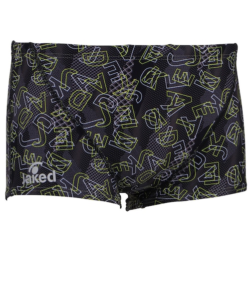 ジャケッド（Jaked）競泳水着 メンズ 水泳 ショートスパッツ 黒 SS-LLサイズ 0830441-0009 トレーニング水着 練習用