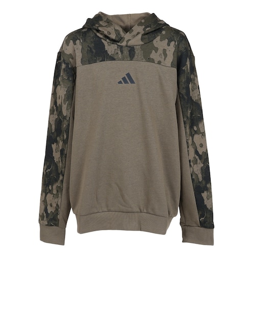 アディダス（adidas）ジュニア シーズナル エッセンシャルズ カモ フレンチテリー パーカー ZK071-KC9709