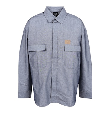 オークリー（OAKLEY）ESS CHAMBRAY 長袖シャツ FOA409639-68D