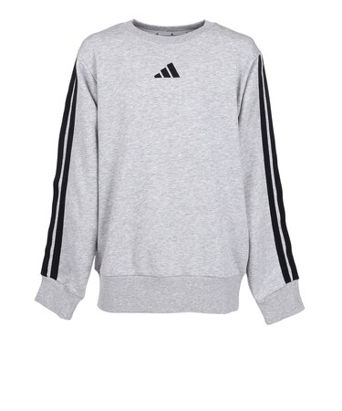 アディダス（adidas）キッズ エッセンシャルズ スリーストライプス フレンチテリー 長袖スウェットシャツ TT292-KV0497