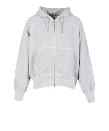 ジップパーカー OR-C0427 HEATHER GREY