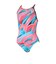 スピード（SPEEDO）競泳水着 レディース 水泳 ブラッシーシャドウターンズブリッジラインスーツ 青×ピンク S-LLサイズ STW02652 AQ