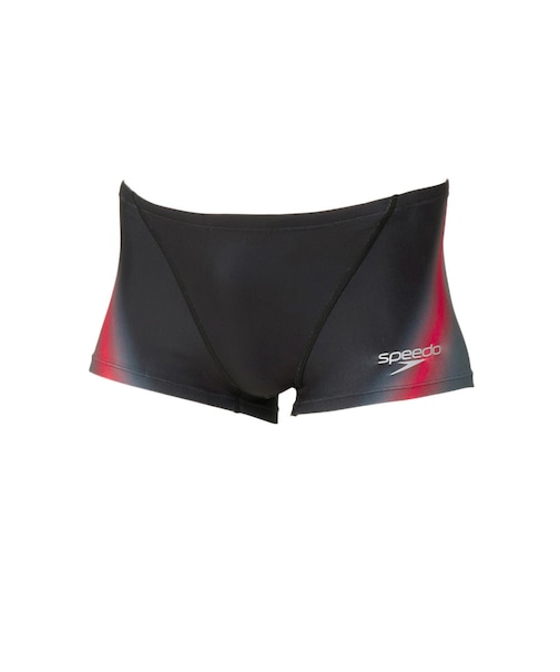 スピード（SPEEDO）競泳水着 メンズ 水泳 ビームターンズボックス 赤×グレー M-LLサイズ ST52658 RG 練習用 トレーニング水着