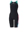 スピード（SPEEDO）フィットネス水着 レディース 水泳 ブラッシーシャドウターンズパズル 青 S-LLサイズ STW12653 AQ