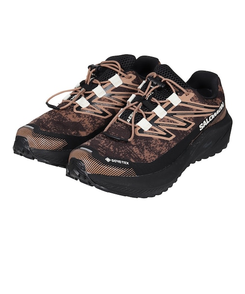 サロモン（SALOMON）ランニングシューズ ジョギングシューズ エアロ フロー グラベル ゴアテックス ブラック L45391900 スポーツ シューズ 防水