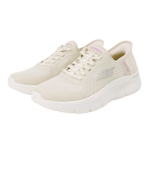 スケッチャーズ(SKECHERS)スニーカー ウォーキングシューズ スリップインズ ゴーウォーク フレックス グランド エントリー オフホワイト 124836…