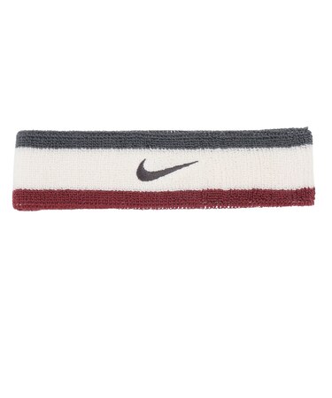 ナイキ（NIKE）ヘッドバンド スウッシュ クラシック 白 4.5cm幅 BN1000-147 ヘアバンド スポーツバンド