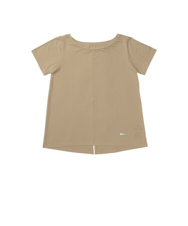 ダンスキン(DANSKIN)コンフォート ショートスリーブ バックスリット DSS226010-BEIGE