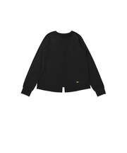 ダンスキン（DANSKIN）コンフォート バックスリット 長袖Tシャツ DLS226011-BLACK