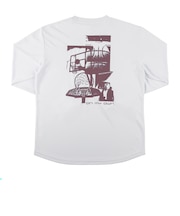 エゴザル(EGOZARU)バスケットボールウェア デイインデイアウト バックプリント ロングスリーブTシャツ EZFW26ULS013C002