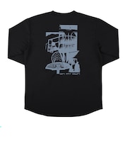エゴザル（EGOZARU）バスケットボールウェア デイインデイアウト バックプリント ロングスリーブTシャツ EZFW26ULS013C001