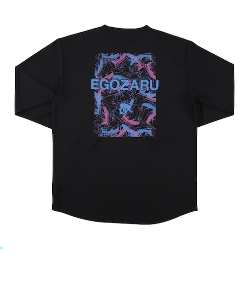エゴザル（EGOZARU）バスケットボールウェア アブストラクトネス バックプリント ロングスリーブTシャツ EZFW26ULS008C001