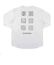 エゴザル（EGOZARU）バスケットボールウェア ポップアイコン バックプリント ロングスリーブTシャツ EZFW26ULS009C002