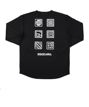 エゴザル(EGOZARU)バスケットボールウェア ポップアイコン バックプリント ロングスリーブTシャツ EZFW26ULS009C001