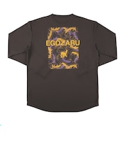 エゴザル(EGOZARU)バスケットボールウェア アブストラクトネス バックプリント ロングスリーブTシャツ EZFW26ULS008C450
