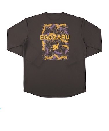 エゴザル（EGOZARU）バスケットボールウェア アブストラクトネス バックプリント ロングスリーブTシャツ EZFW26ULS008C450