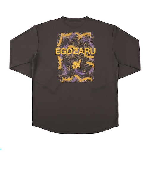 エゴザル（EGOZARU）バスケットボールウェア アブストラクトネス バックプリント ロングスリーブTシャツ EZFW26ULS008C450