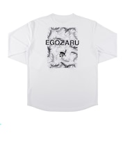 エゴザル(EGOZARU)バスケットボールウェア アブストラクトネス バックプリント ロングスリーブTシャツ EZFW26ULS008C002