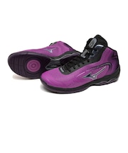 ミズノ(MIZUNO)スタジオシューズ ウエーブダイバース DE3 パープル ブラック 31GF267702 スポーツシューズ フィットネス