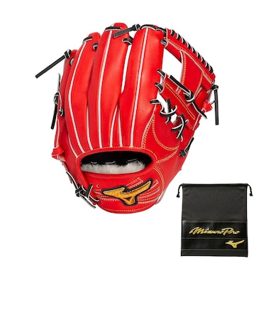 ミズノ（MIZUNO）硬式用グラブ 内野手用 野球グローブ ミズノプロ Premiere 26AW 1AJGH35213 7009
