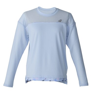 バボラ（BABOLAT）テニスウェア レディース PLAY 長袖Tシャツ BWP6573-BL