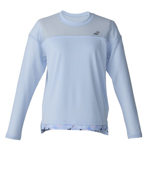 バボラ（BABOLAT）テニスウェア レディース PLAY 長袖Tシャツ BWP6573-BL