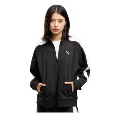 プーマ（PUMA）ESS エレベーテッドMX AOP トラックジャケット DK 638498 01 BLK
