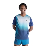 ニューバランス（new balance）Race Day ウルトラ ライトプリントTシャツ MT61Q7IDATD
