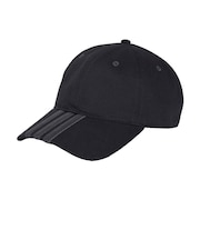 アディダス（adidas）キャップ 3STRIPES COTTON 黒 L-LLサイズ XR387-KV1617 スポーツキャップ