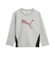 プーマ(PUMA)ジュニア ESS エレベーテッド MX クルースウェット ライト DK 638439 04 LGRY