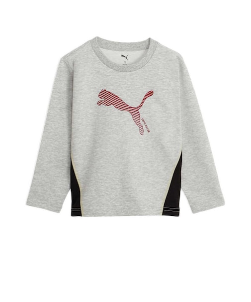 プーマ（PUMA）ジュニア ESS エレベーテッド MX クルースウェット ライト DK 638439 04 LGRY