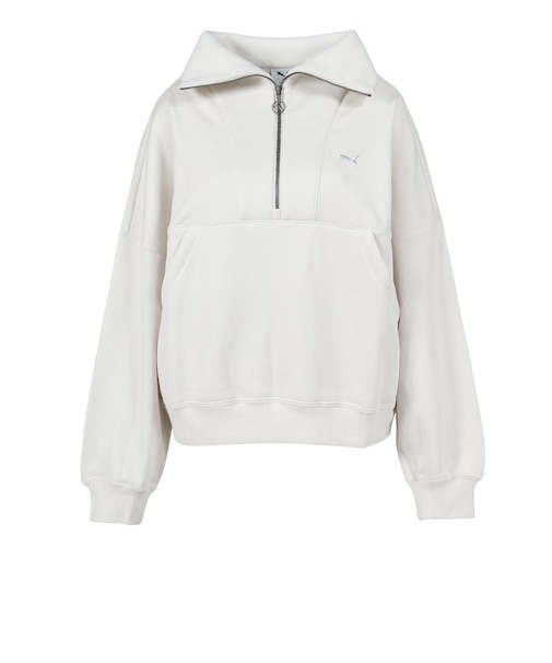 プーマ(PUMA)STUDIO KNIT ハーフジップ 529564 05 OWHT