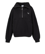 プーマ（PUMA）STUDIO KNIT ハーフジップ 529564 01 BLK
