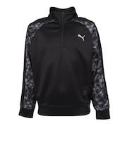 プーマ（PUMA）ジュニア TAD ESS AOP ポリ クォータージップ 529882 01 BLK