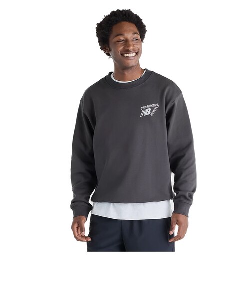 ニューバランス（new balance）トライロゴフレンチテリークルー MTU23EBLK