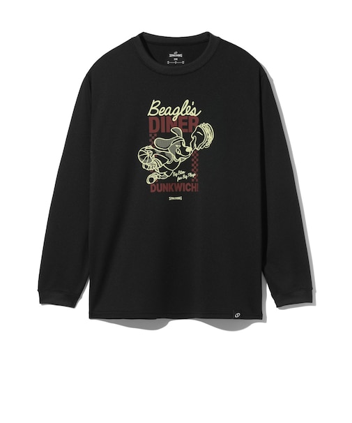 スポルディング（SPALDING）バスケットボールウェア ジュニア ロングスリーブTシャツ ビーグルズ ダイナー SJT26142BK