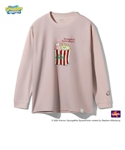 スポルディング（SPALDING）バスケットボールウェア ジュニア ロングスリーブTシャツ スポンジ・ボブ シーピーナッツ SJT26154SDP