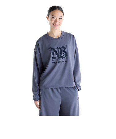 ニューバランス（new balance）グラフィックロングスリーブTシャツ WT62C1H8MGT
