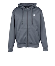 ニューバランス(new balance)フライングロゴジップアップフーディー 裏起毛 MT62G9HYGT