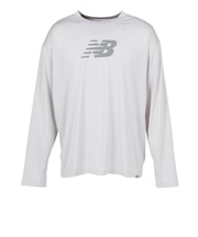 ニューバランス（new balance）ロゴロングスリーブ Tシャツ MT62P9Y8GYM