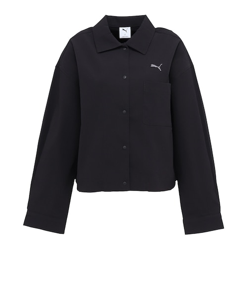 プーマ（PUMA）ESS ELEVATED シャツ ジャケット 638504 01 BLK