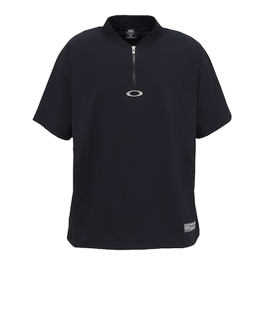 オークリー（OAKLEY）野球ウェア Striking Wind ハーフジップ 半袖プルオーバー FOA409564-021