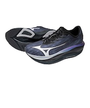 ミズノ(MIZUNO)ランニングシューズ トレーニングシューズ 部活 ウエーブ リベリオン フラッシュ 3 ネイビー ホワイト J1GC267601