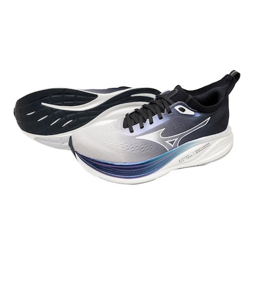 ミズノ(MIZUNO)ランニングシューズ ジョギングシューズ ミズノ ネオ ゼン 2 ブラック ホワイト J1GS261199 スポーツ シューズ 部活