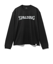 スポルディング（SPALDING）バスケットボールウェア ロングスリーブTシャツ グラフィティ ロゴ SMT26110BK