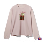 スポルディング(SPALDING)バスケットボールウェア ロングスリーブTシャツ スポンジ・ボブ シーピーナッツ SMT26128SDP