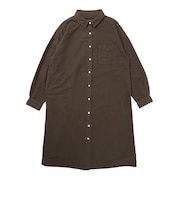 エルケクス（ELKEX）長袖シャツワンピース EKL6FA0049 BRN