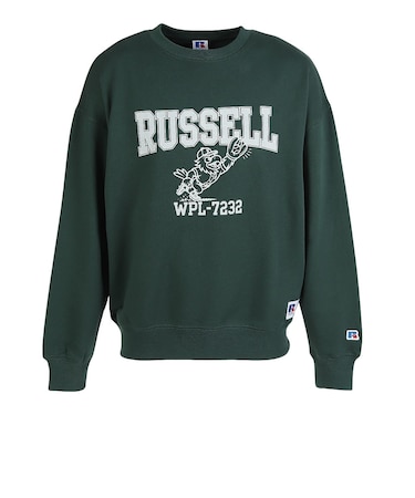 ラッセル（RUSSELL）裏毛 BBイーグル スウェット RBM26F0004 DGRN
